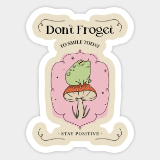 don't forget to smile today Sticker